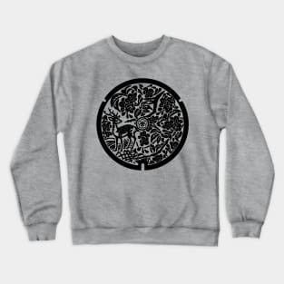 Nara Deer Drain Cover - Japan Crewneck Sweatshirt